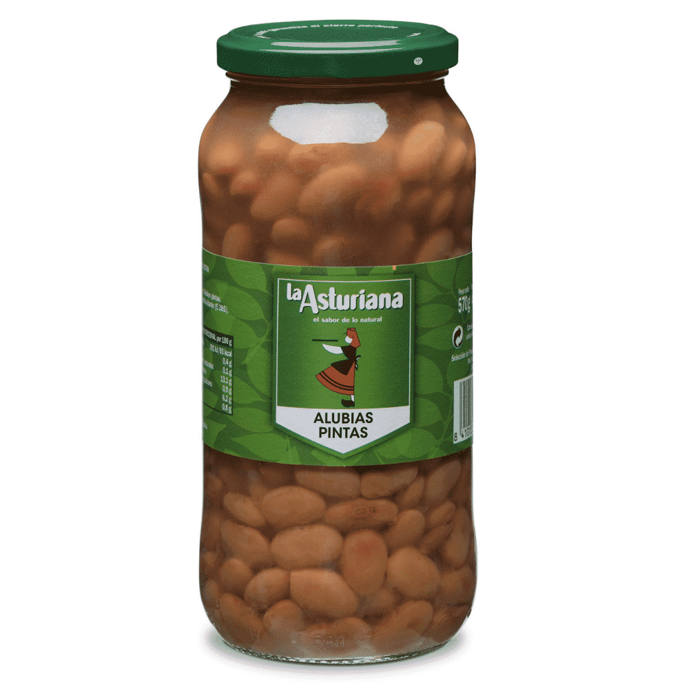 La Asturiana Cooked Pinta Beans 400G